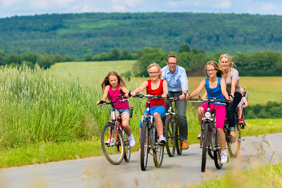 Radfahren im Romantischen Franken
